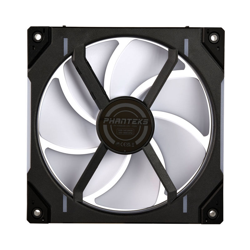 PHANTEKS D30 PWM Regular Airflow, D-RGB fans, pack of 3 - 140mm, black : image 3