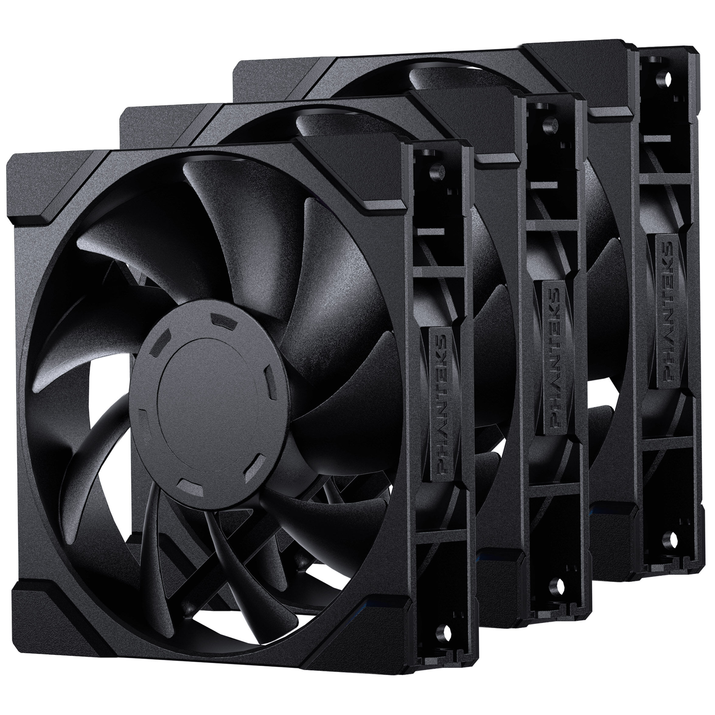 PHANTEKS M25 Gen2 PWM Fan, 3-Pack - 120mm, Black