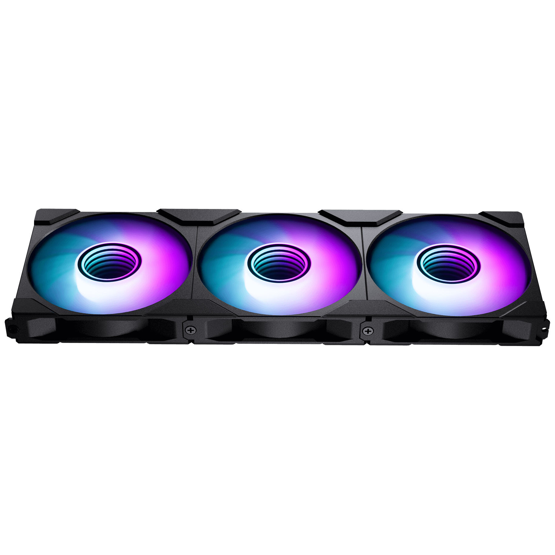 PHANTEKS M25 Gen2 PWM D-RGB fan, 3-pack - 120mm, black