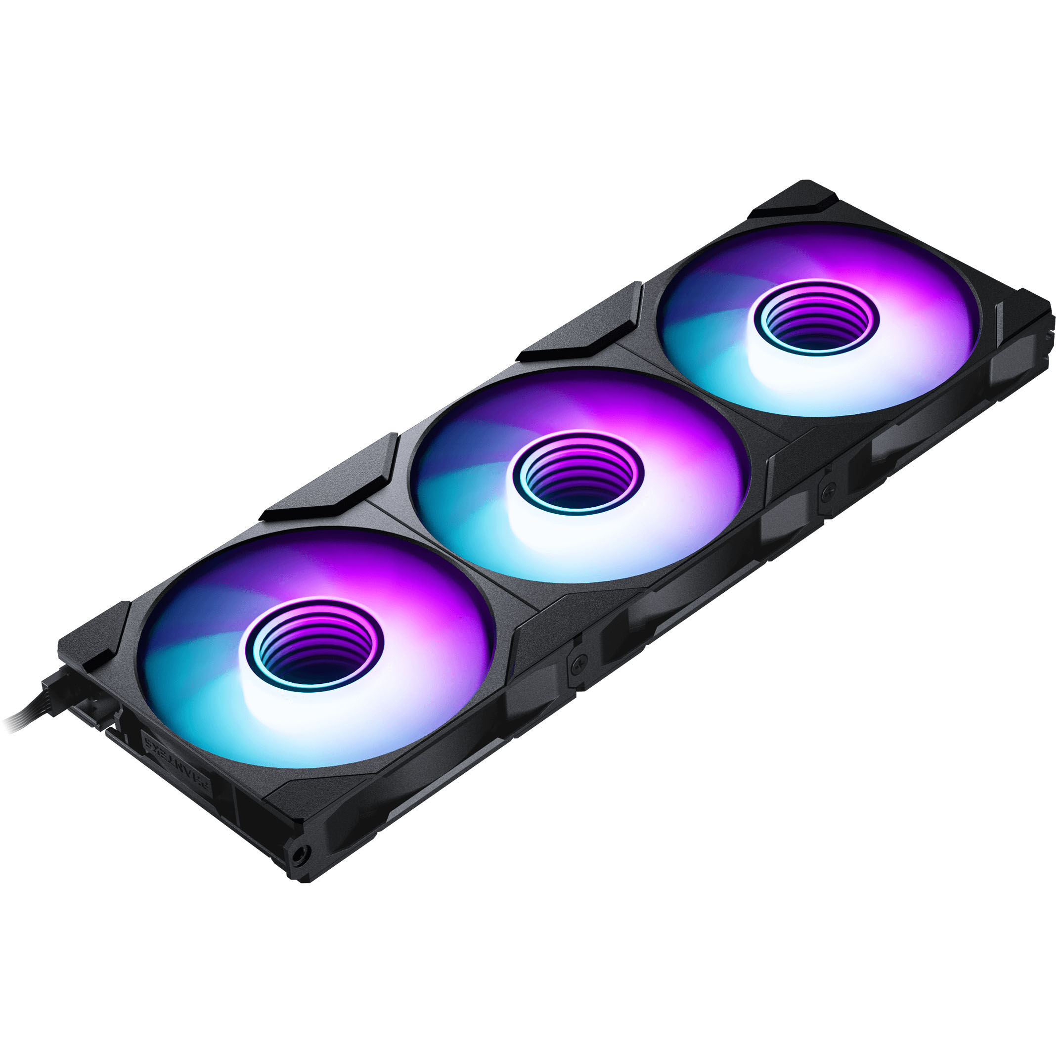 PHANTEKS M25 Gen2 PWM D-RGB fan, 3-pack - 120mm, black