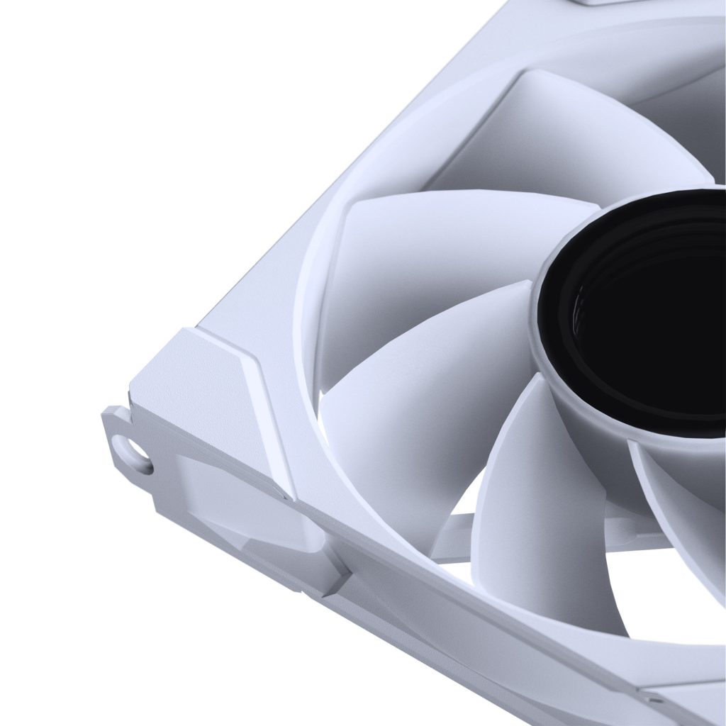 PHANTEKS M25 Gen2 PWM D-RGB fan - Reverse Blade, 120mm, white