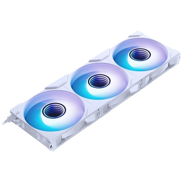 PHANTEKS M25 Gen2 PWM D-RGB fan, 3-pack – Reverse Blade, 120mm, white