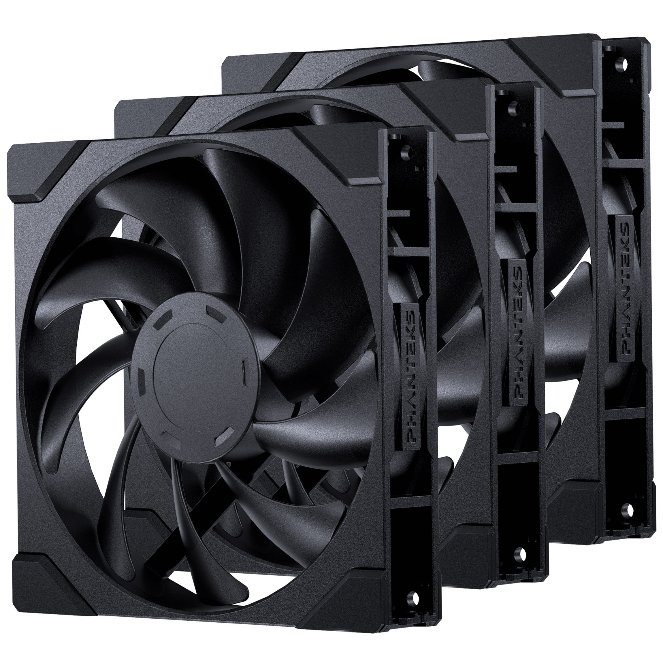 PHANTEKS M25 Gen2 PWM fan, 3-pack - 140mm, black