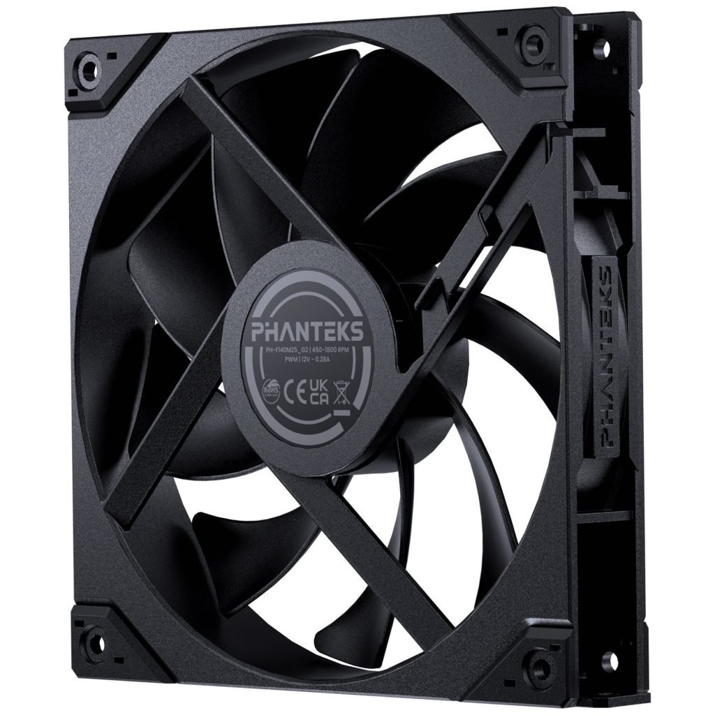 PHANTEKS M25 Gen2 PWM fan, 3-pack - 140mm, black