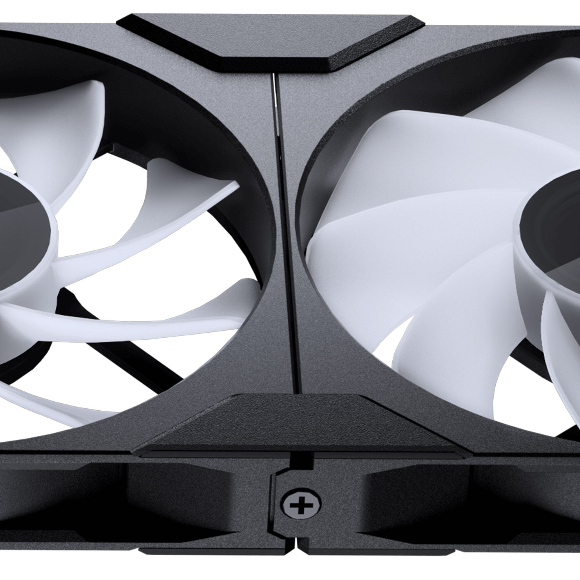 PHANTEKS M25 Gen2 PWM D-RGB Fan 3-Pack - Reverse Blade, 140mm, Black