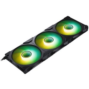 PHANTEKS M25 Gen2 PWM D-RGB Fan 3-Pack - Reverse Blade, 140mm, Black