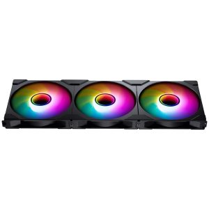 PHANTEKS M25 Gen2 PWM D-RGB Fan 3-Pack - Reverse Blade, 140mm, Black