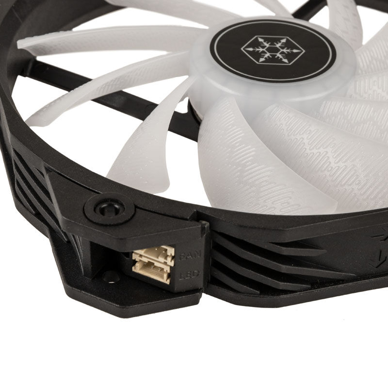 SilverStone Shark Force fan, ARGB - 160 mm, black
