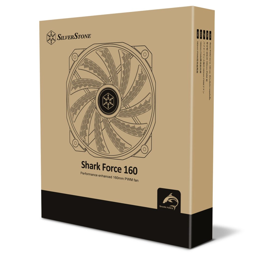 SilverStone Shark Force fan, 160mm - black