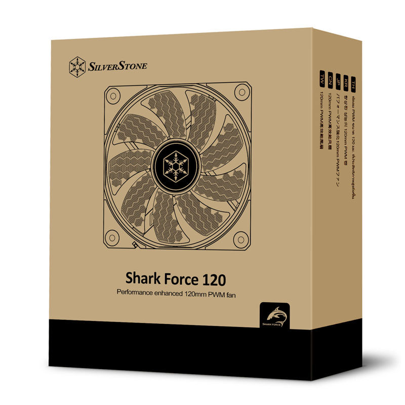 SilverStone Shark Force fan, 120mm - black