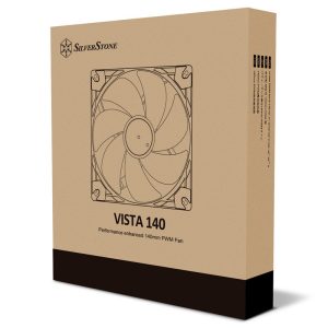 SilverStone VISTA Performance PWM Fan - 140 mm, Black