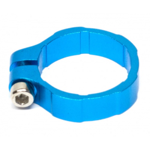 Lamptron Elite Aluminium Hose Clamp for 13mm (1/2) - Deep Blue