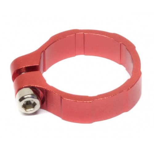Lamptron Elite Aluminium Hose Clamp for 13mm (1/2) - Deep Red