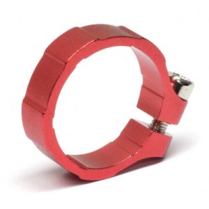Lamptron Elite Aluminium Hose Clamp for 13mm (1/2) - Deep Red