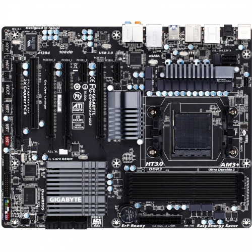 Gigabyte GA-990FXA-UD3, AMD 990FX Motherboard - Socket AM3