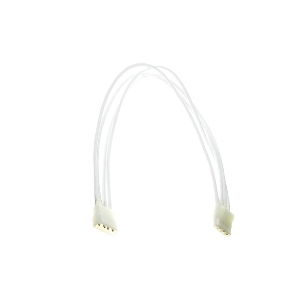 Mod/Smart Kobra SS 4pin EZ Pinch Molex extension - White - 40cm