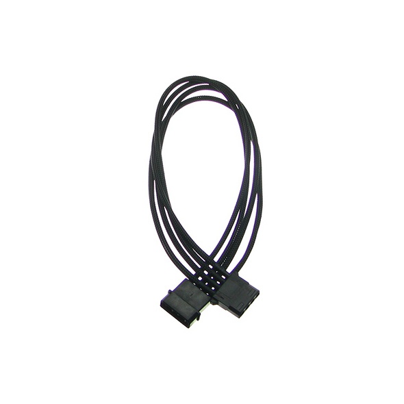 Mod/Smart Kobra SS 4pin Molex extension - Black - 60cm