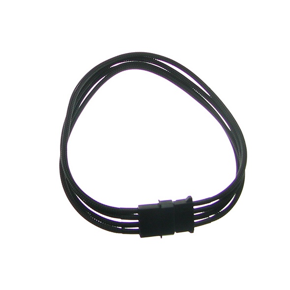 Mod/Smart Kobra SS 4pin Molex extension - Black - 60cm