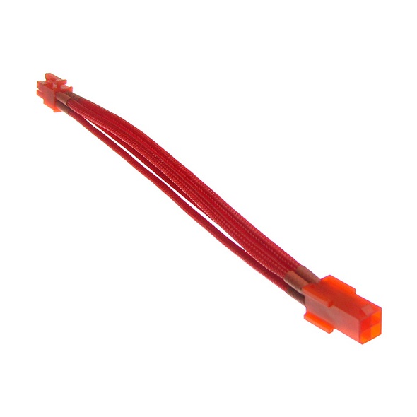 Mod/Smart Kobra SS Cables 4pin P4 extension - UV Red - 20cm