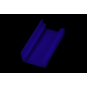 Mod/Smart PSU Power End Cap for 90- 4Pin Molex - UV-Reactive Purple