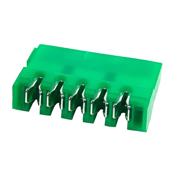 Mod/smart SATA Power Connector 90- 16Pin plug - UV-reactive green