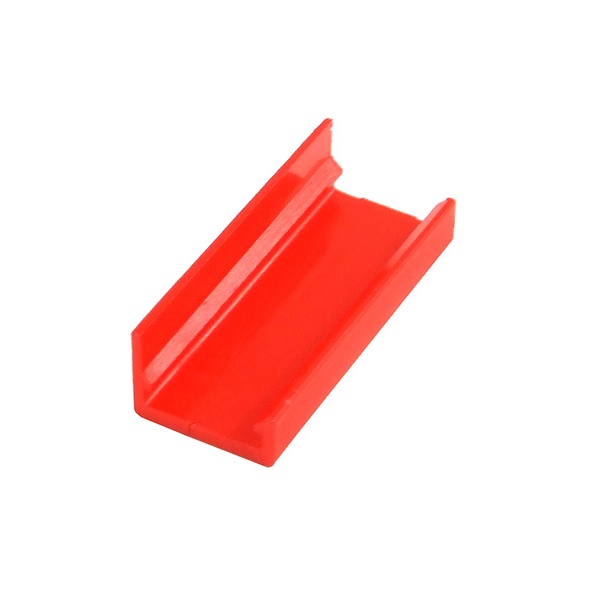 Mod/smart SATA Power Connector end cap for 90- 16Pin - UV-reactive red