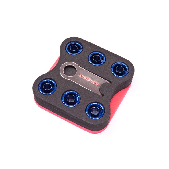 Monsoon 16/10mm (ID 3/8 OD 5/8) compression fitting 6pack - Blue