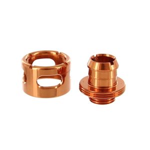 Monsoon 19/13mm (ID 1/2 OD 3/4) Free Center Compression Fitting - Orange
