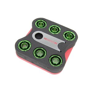 Monsoon 19/13mm (ID 1/2 OD 3/4) Free Center Compression Fitting Six Pack - Green