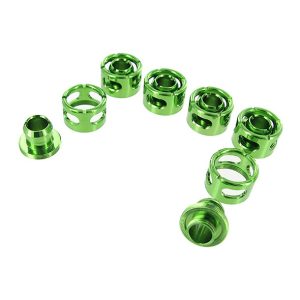 Monsoon 19/13mm (ID 1/2 OD 3/4) Free Center Compression Fitting Six Pack - Green