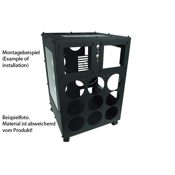Mountain Mods Ascension CYO Anodizer Black with 2 Big Window Panel