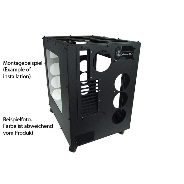Mountain Mods Ascension CYO Anodizer Black with 2 Big Window Panel