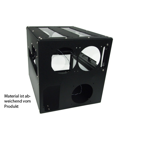 Mountain Mods H2gO - (Mirror Black Powder Coat) Aluminum Cube Computer Case