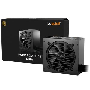 be quiet! Pure Power 12 power supply, 80 PLUS Gold, ATX 3.1, PCIe 5.1 - 550 Watts
