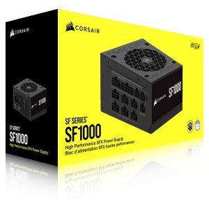 Corsair SF Series SF1000 SFX power supply, 80 PLUS Platinum, ATX 3.1 / PCIe 5.1 - 1,000 Watt, black