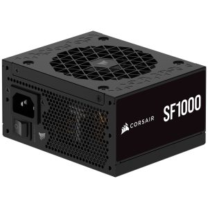 Corsair SF Series SF1000 SFX power supply, 80 PLUS Platinum, ATX 3.1 / PCIe 5.1 - 1,000 Watt, black
