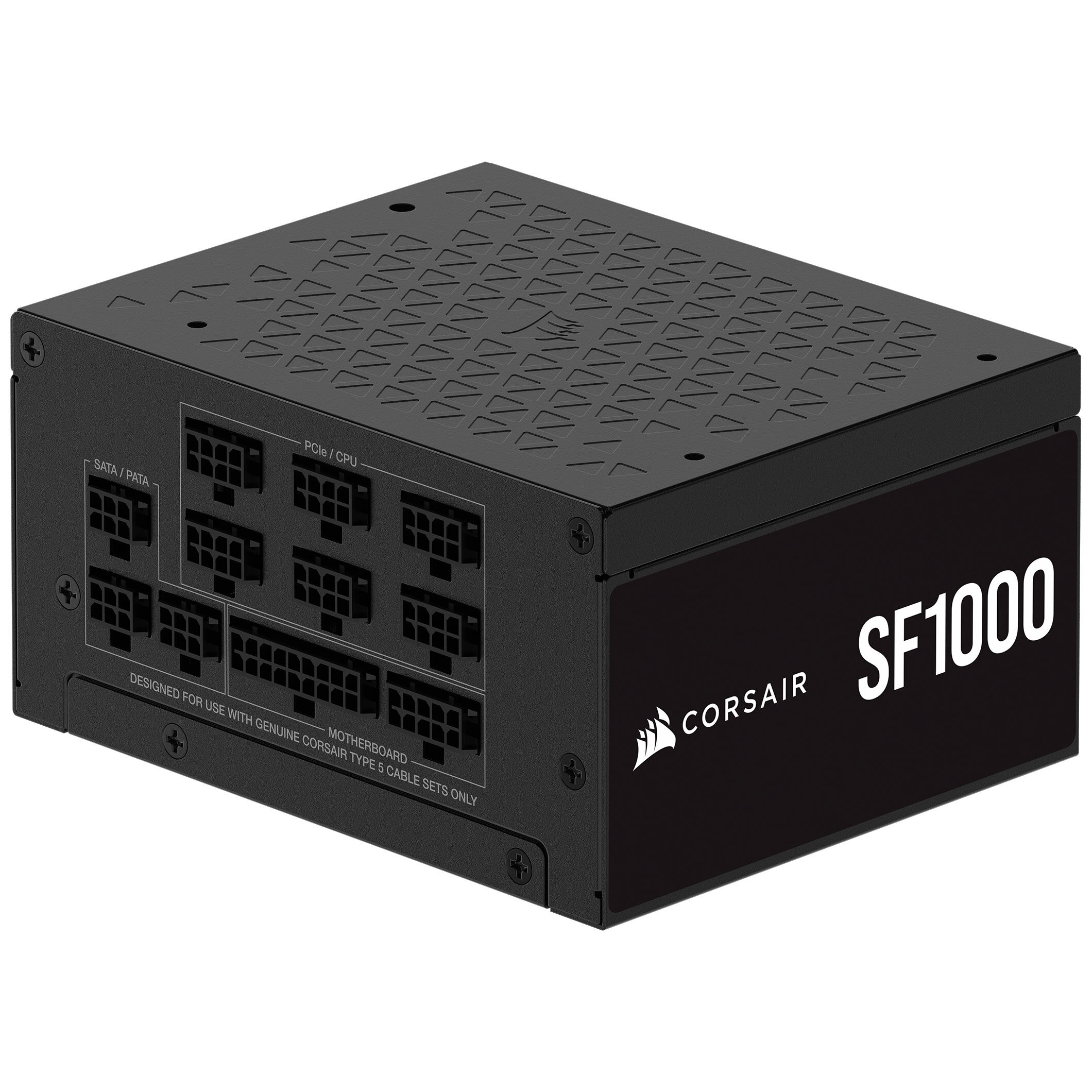Corsair SF Series SF1000 SFX power supply, 80 PLUS Platinum, ATX 3.1 / PCIe 5.1 - 1,000 Watt, black