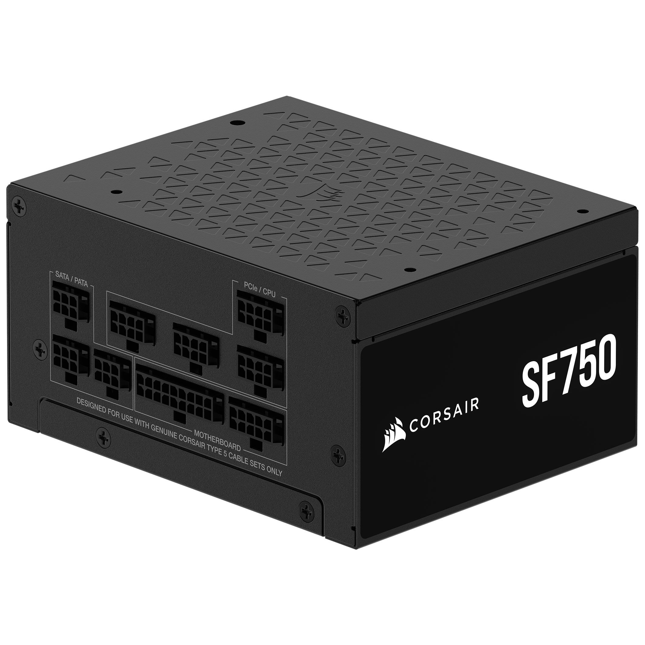 Corsair SF Series SF750 SFX power supply, 80 PLUS Platinum, ATX 3.1 / PCIe 5.1 - 750 Watt, black : image 1