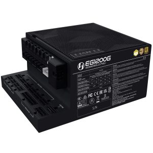Lian Li EDGE GOLD 1200 80 PLUS Gold power supply, PCIe 5.1, ATX 3.1 - 1,200 Watt, black, incl. USB hub : image 5