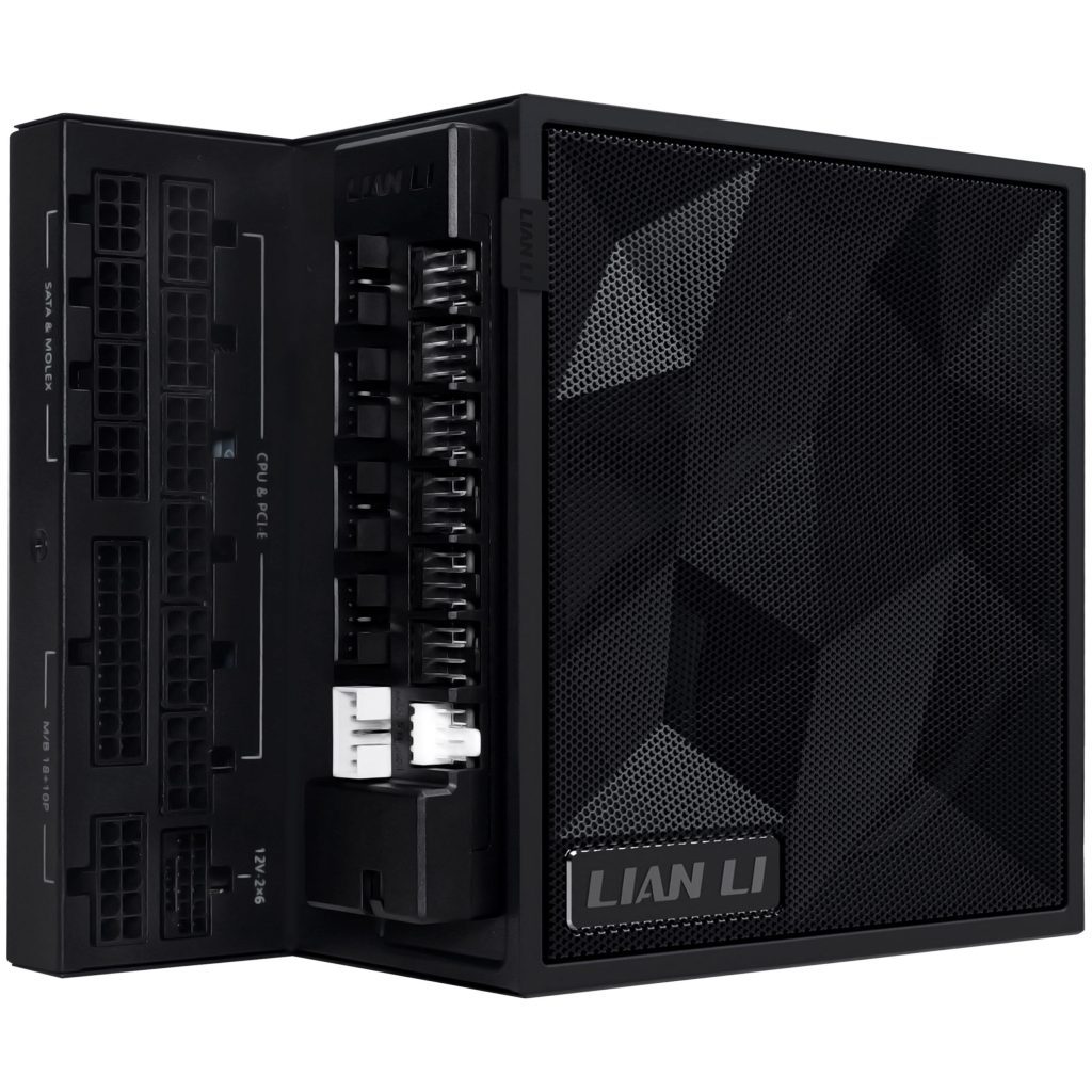 Lian Li EDGE GOLD 1200 80 PLUS Gold power supply, PCIe 5.1, ATX 3.1 - 1,200 Watt, black, incl. USB hub : image 2