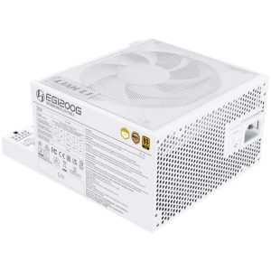 Lian Li EDGE GOLD 1200 80 PLUS Gold power supply, PCIe 5.1, ATX 3.1 - 1,200 Watt, white, incl. USB hub