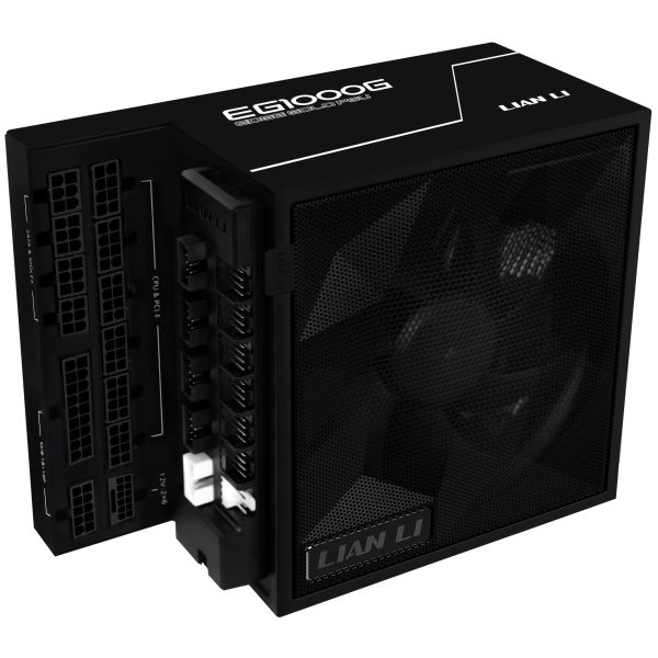 Lian Li EDGE GOLD 1000 80 PLUS Gold power supply, PCIe 5.1, ATX 3.1 – 1,000 Watt, black, incl. USB hub