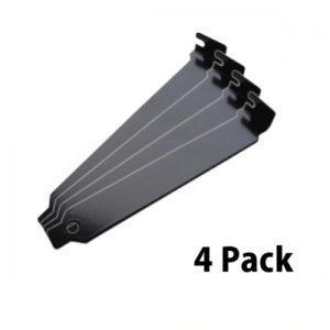Pulse Modding PCI Slot Plate - Solid Black (4 Pack)