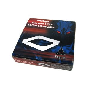 Phobya 140x140x20mm Shroud Plexi - Set of 2