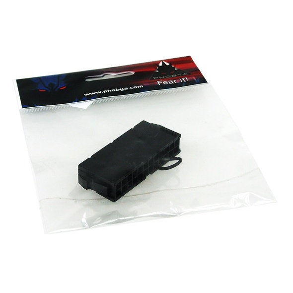 Phobya ATX PSU Bridging Tool 24 Pin - Black