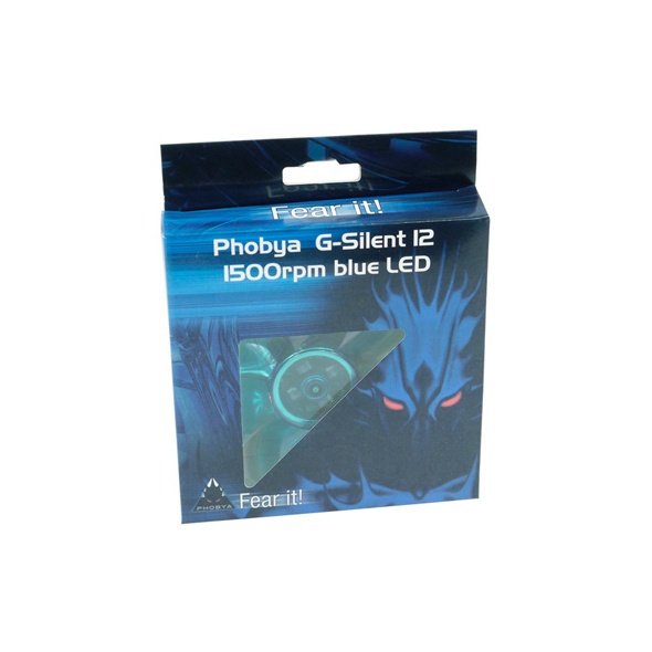 Phobya G-Silent 12 1500rpm Blue LED (9-Pack)