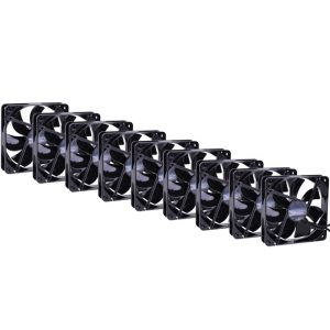 Phobya G-Silent 12 1600rpm Black Silent Edition (9xFan Pack)