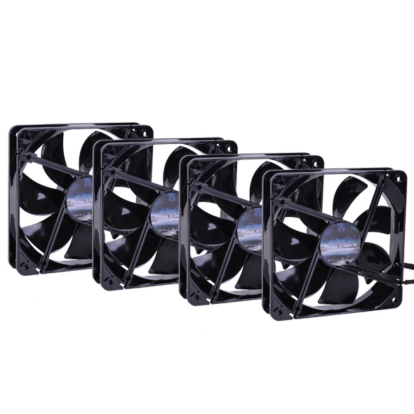 Phobya G-Silent 12 2000rpm Black Silent Edition (4xFan Pack)