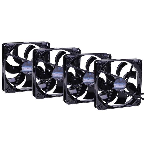 Phobya G-Silent 14 1200rpm Black Silent Edition (4xFan Pack)