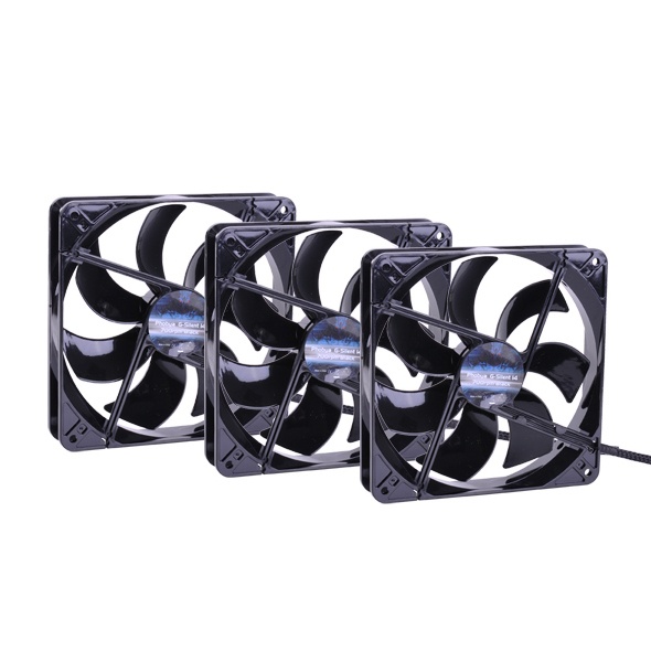 Phobya G-Silent 14 700rpm Black Silent Edition (3xFan Pack)